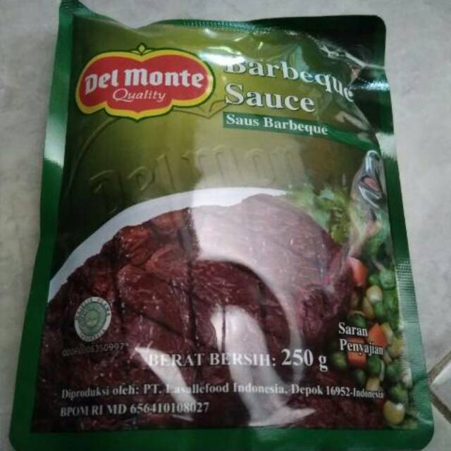

Delmonte saus Spaghetti dan saus barbeque 250gr