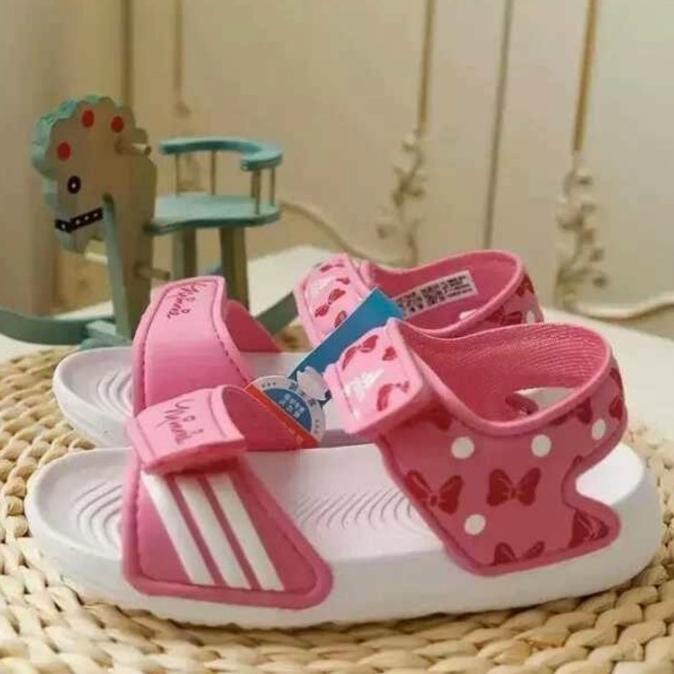 Sandal Anak Perempuan Adidas Akhwa Karakter Minnie Mouse Import