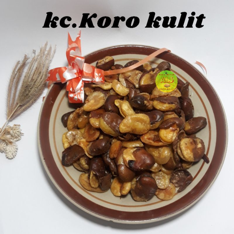 KACANG KORO KULIT 250 GR / KACANG KORO ORI / SNACK KILOAN MURAH