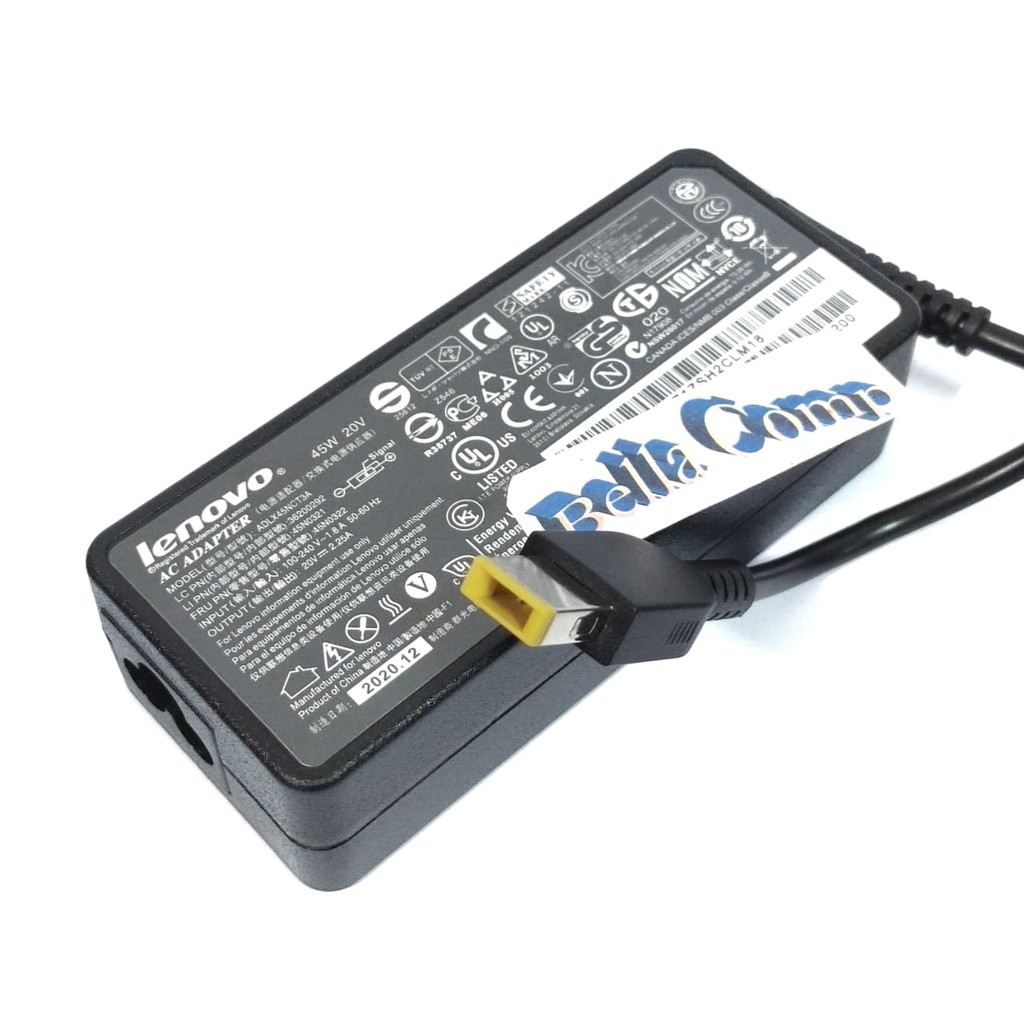 Charger Laptop Lenovo Ideapad S210 S205 S206 S215 Yoga13 11 S1 K2450 45W Flex 3-1120 1130 X270 K2450