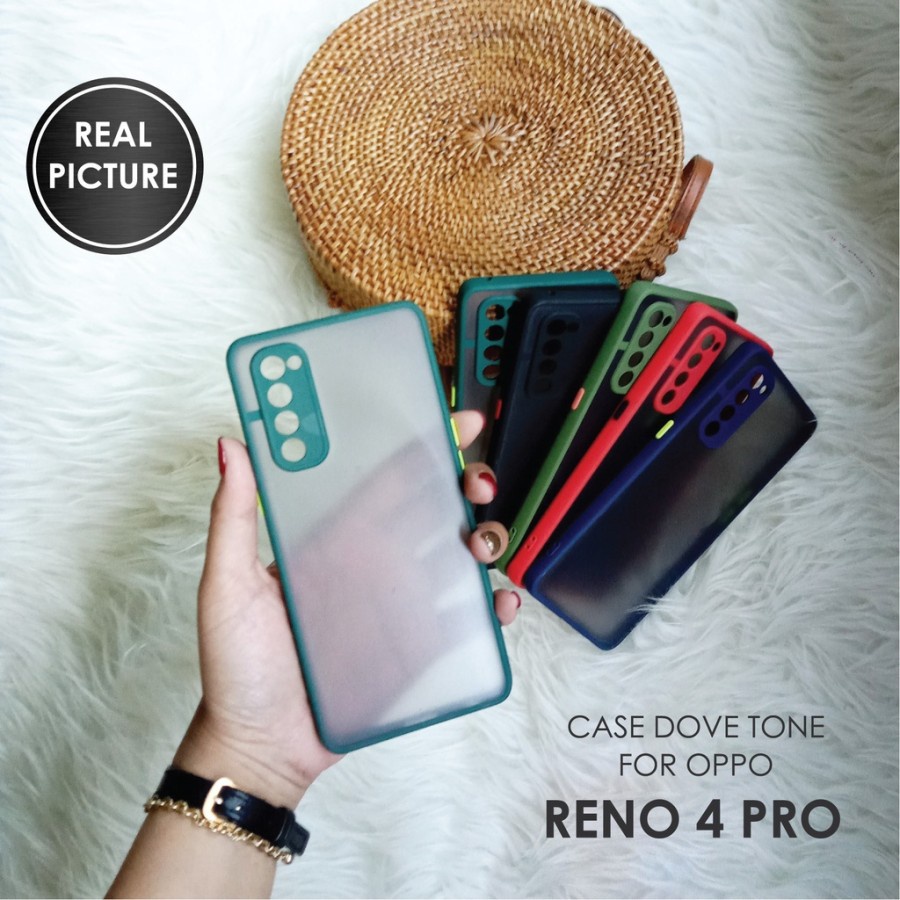 CASE MATTE OPPO RENO 4 PRO TRANSPARAN FUZE MACARON MY CHOICE - FA