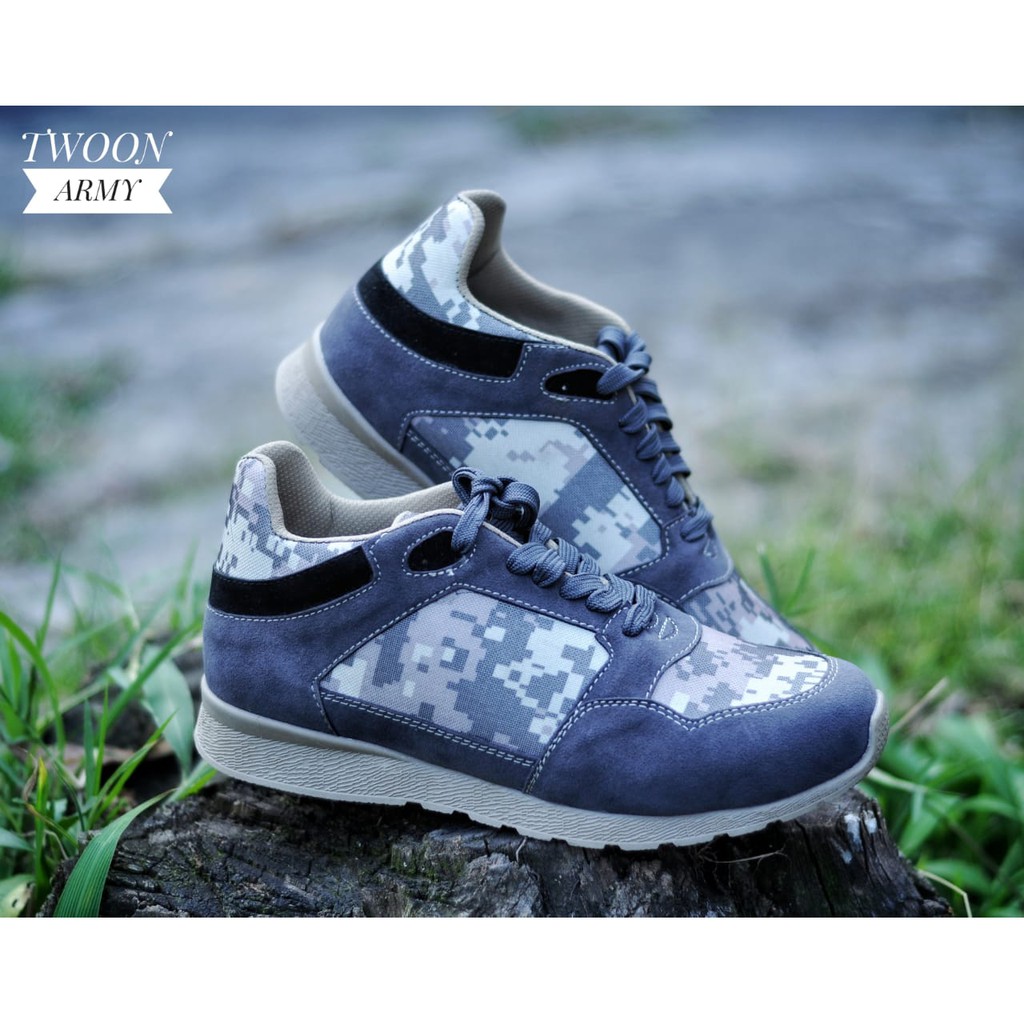 SEPATU PRIA / SEPATU SPORT PRIA / SEPATU OLAHRAGA / SEPATU TWOON ARMY / SEPATU ARMY