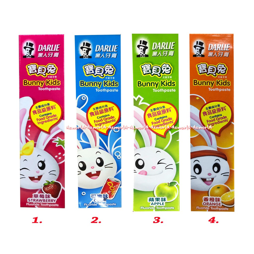 Darlie Bunny Kids Toothpaste Pasta Gigi Anak Rasa Strawberry 40gr