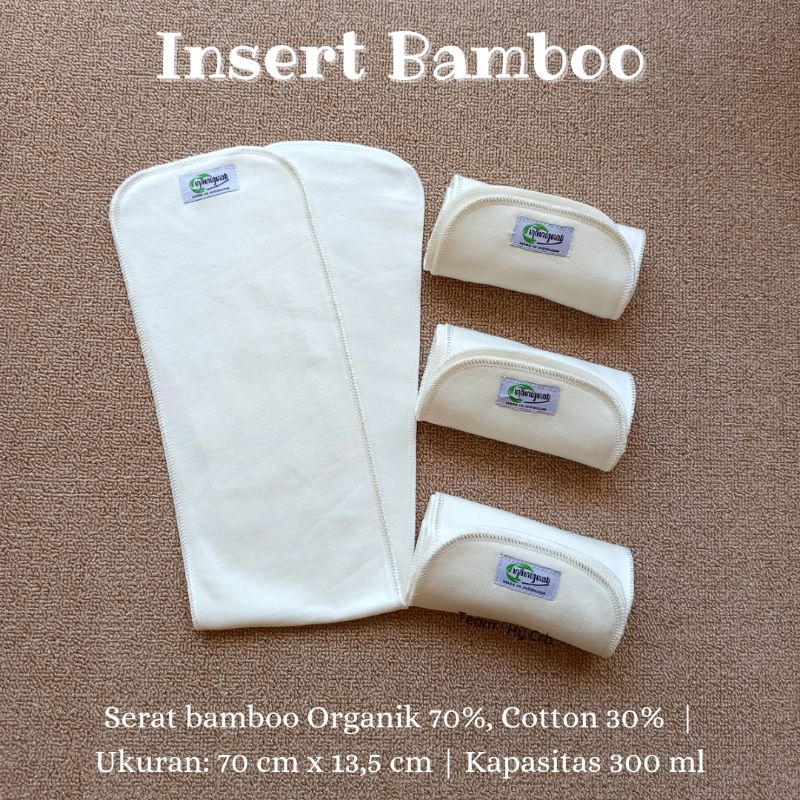 Insert Clodi Ningrat Penyerap Pipis Insert Microfiber  Insert Bamboo  Insert Hemp  Insert Lembaran Insert StayDry [ Bunda Altaf ]