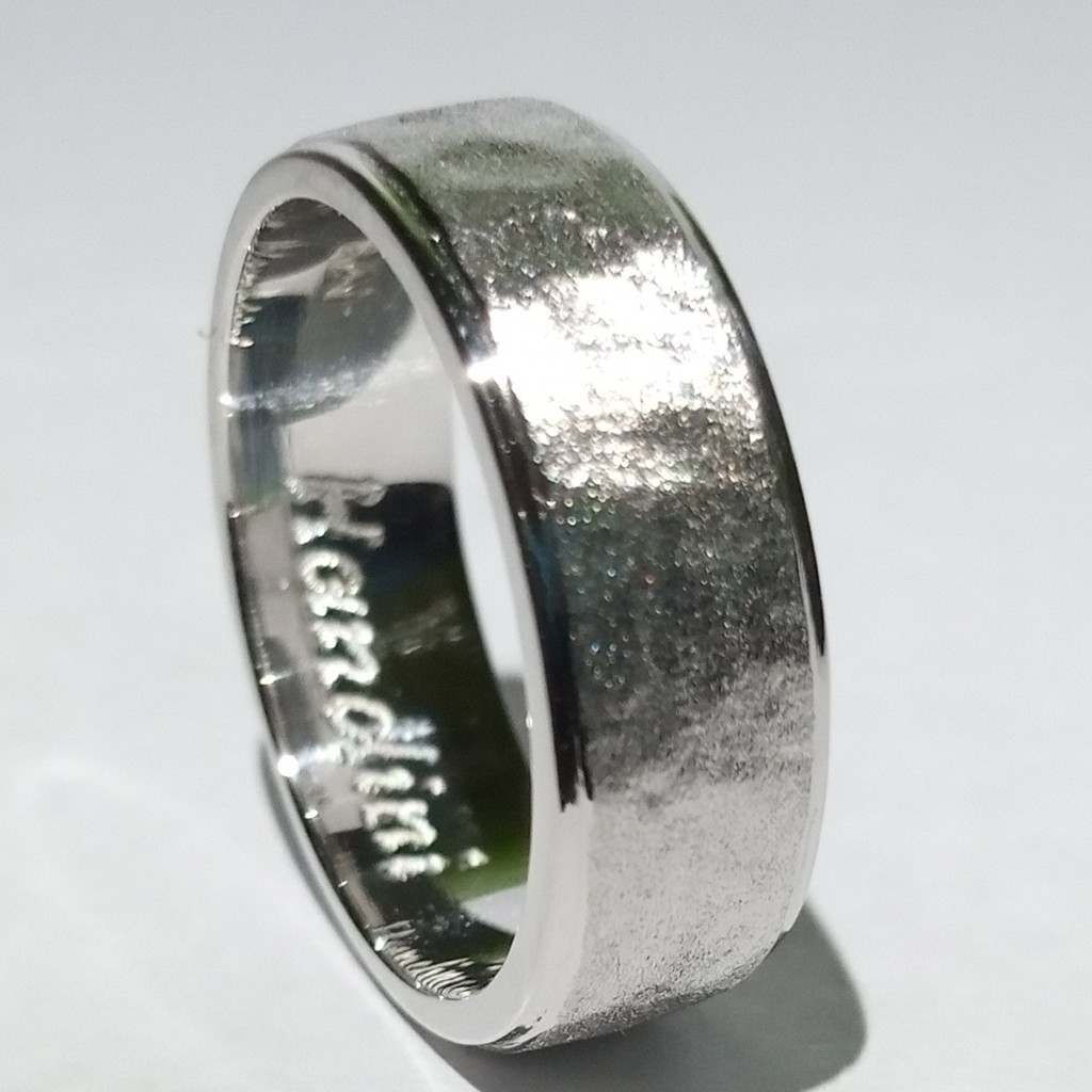 Bisa Pesan Model Garansi Silver Asli Cincin Kawin Perak Tunangan Nikah Gratis Tulis Ukir Nama Id182