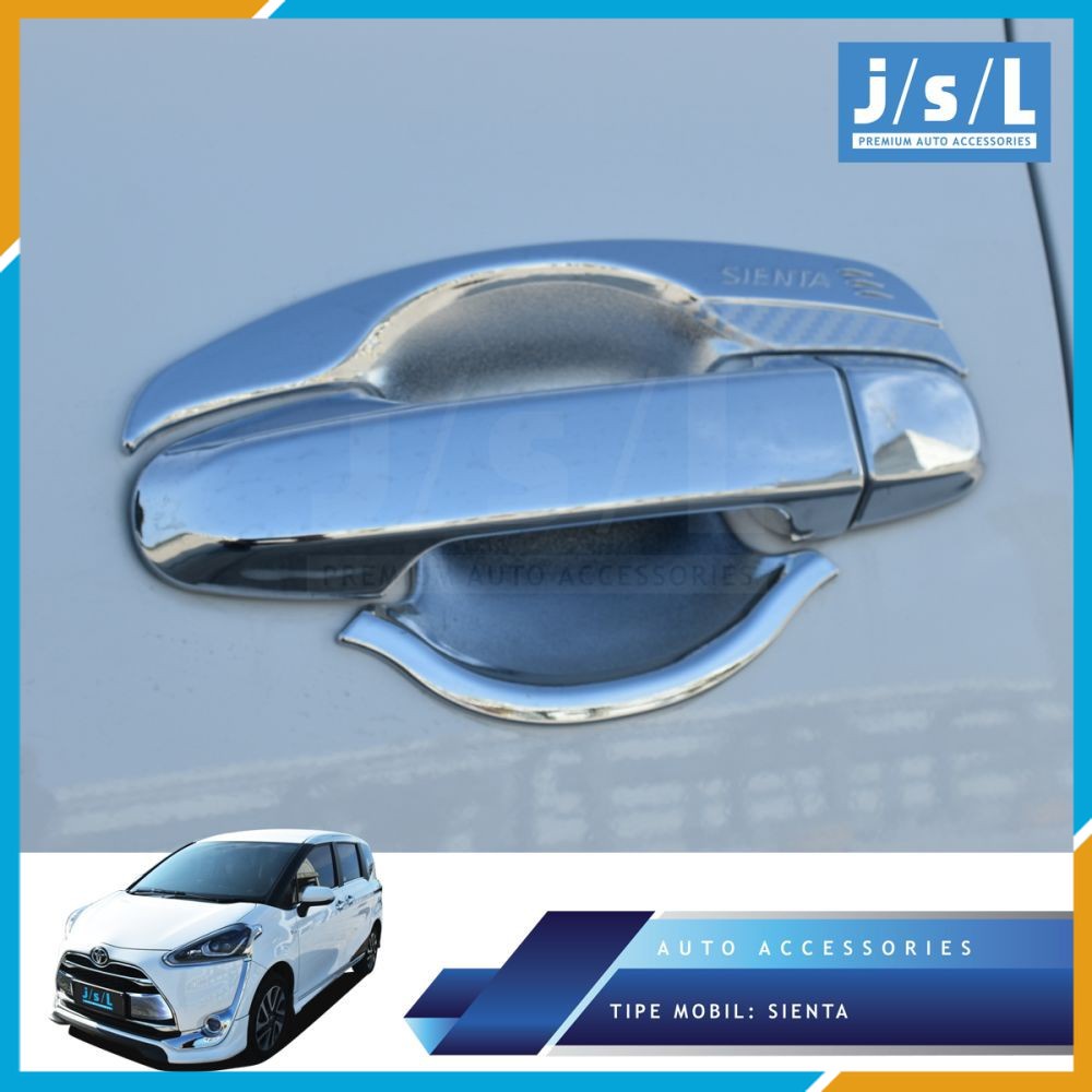 VARIASI Toyota Sienta Outer Handle Elegant Chrome/Aksesoris JSL Toyota Sienta