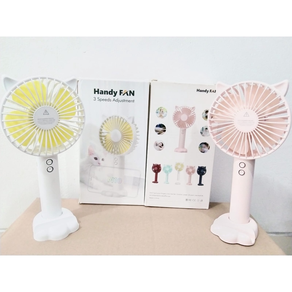 KIPAS GAGANG PORTABLE HANDY FAN SERI N10 VARIAN WARNA