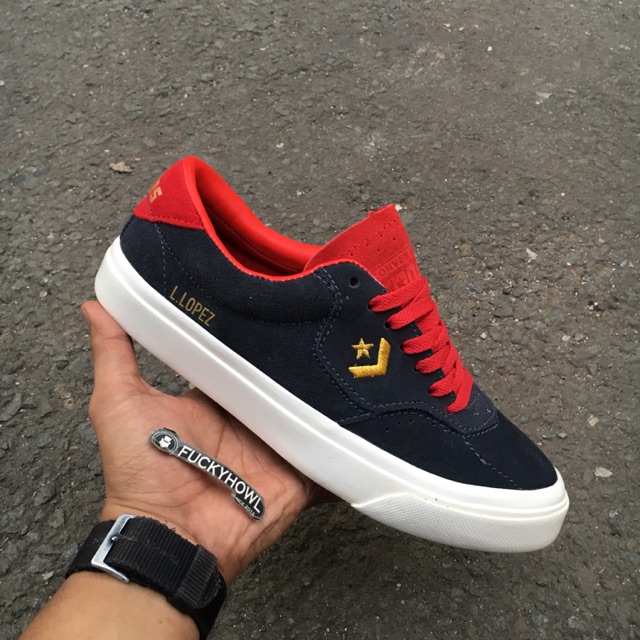 [BISA COD] Converse Louie Lopez Pro Navy Red