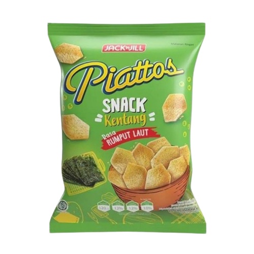 

Pik Kripik x Piattos Snack Rumput Laut 75gr