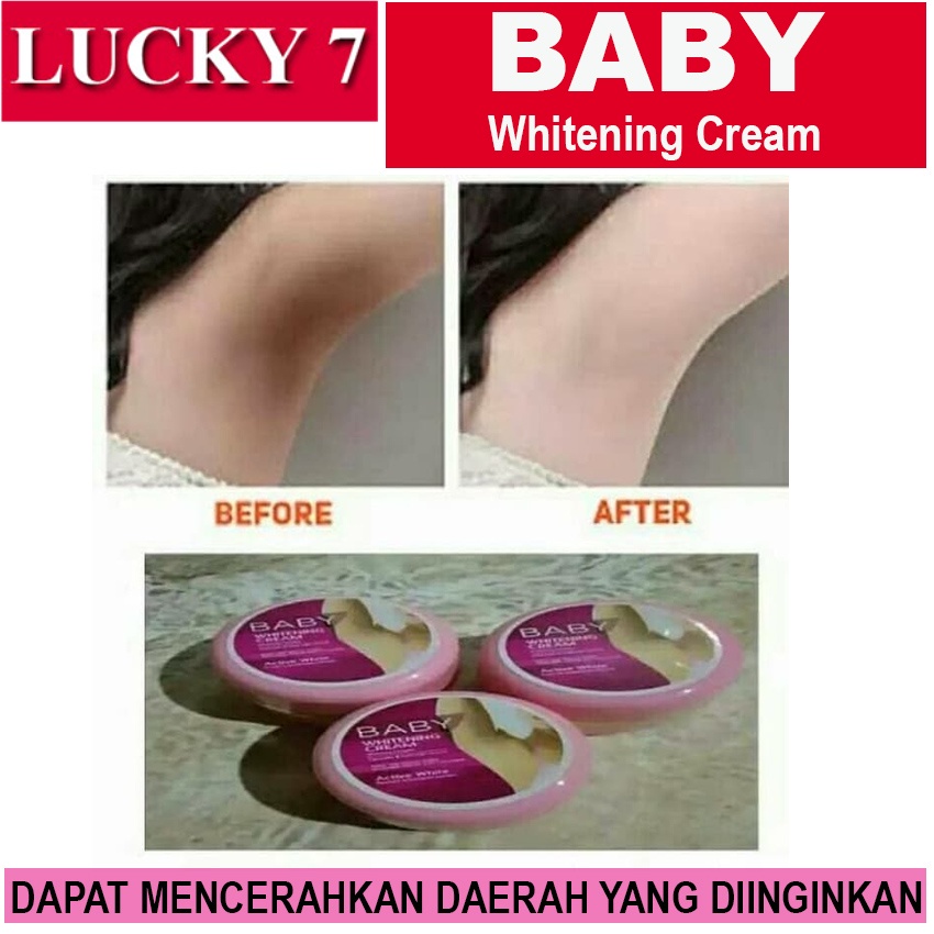 [FORTUNE] Baby Whitening Krim - Cream Pemutih Badan, Ketiak, Leher, Pantat dan Selangkangan