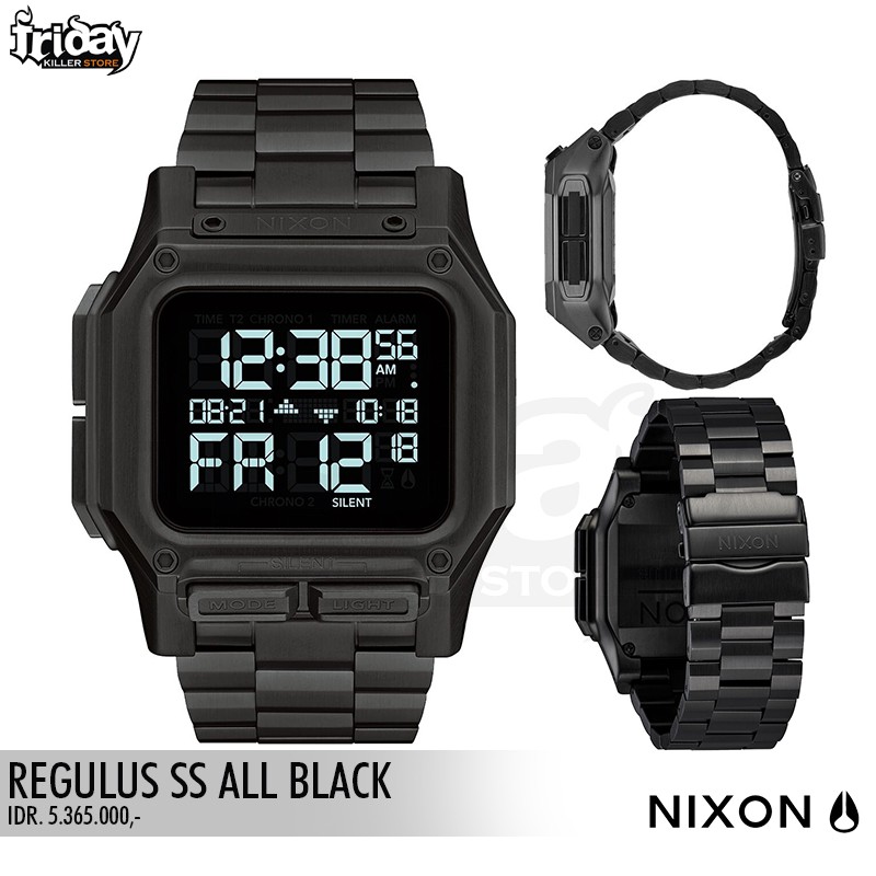 JAM TANGAN NIXON | REGULUS  SS ALL BLK