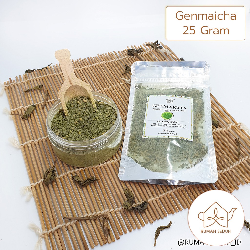 

25gr Premium Genmaicha Tea / Japanese Brown Rice Green Tea / Roasted Rice Tea / Popcorn Tea