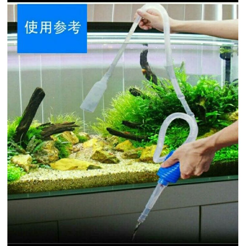 HAND PUMP PENGURAS PENYEDOT KOTORAN AIR AQUARIUM AQUASCAPE