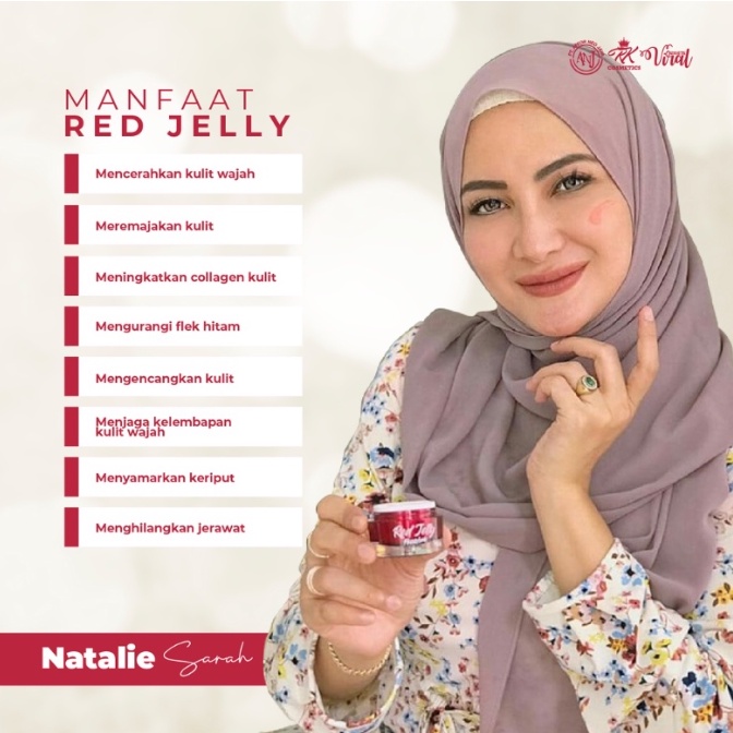 RED JELLY RK SKIN BOOSTER / PERAWATAN WAJAH / RED JELLY RK GLOW BPOM ORI