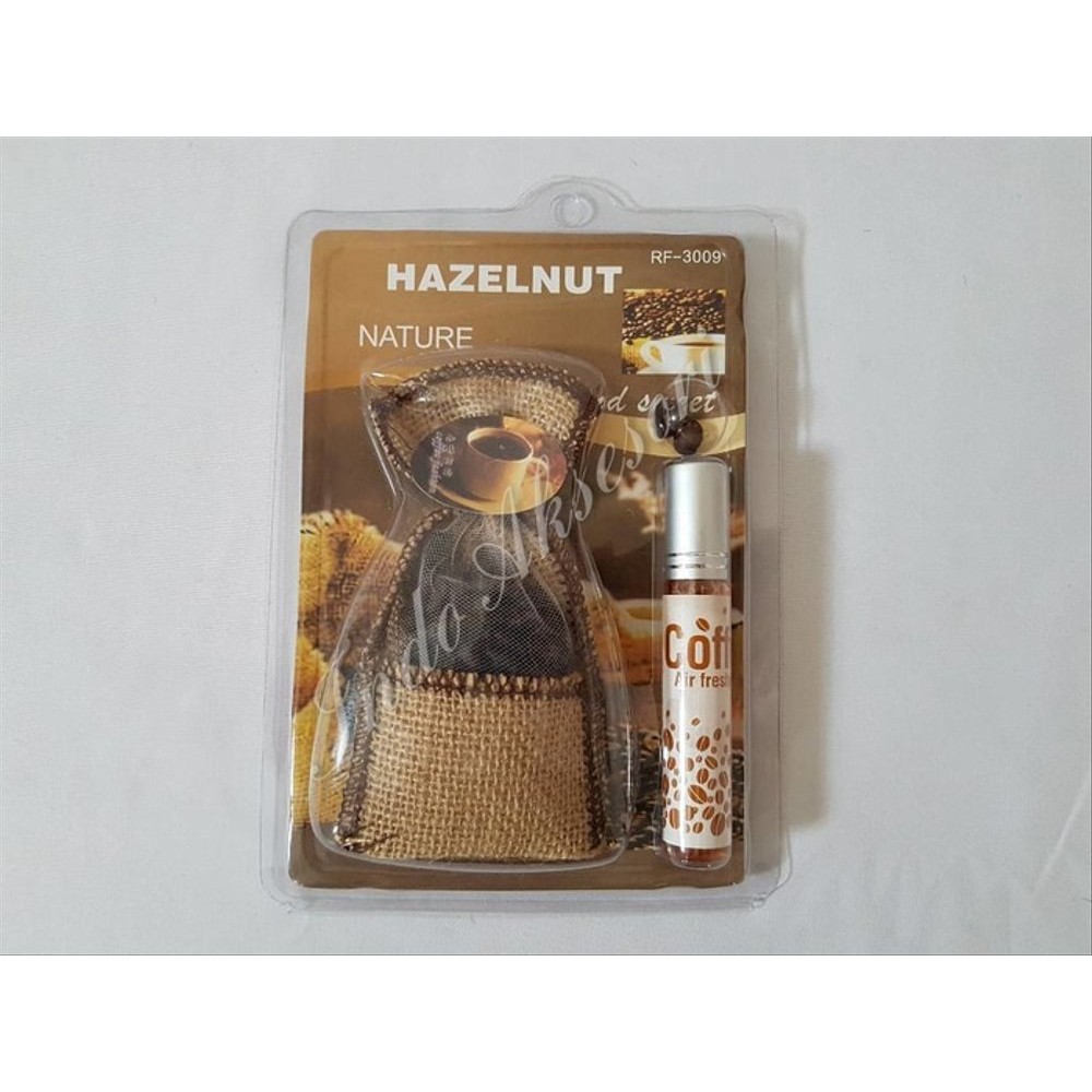 PARFUM MOBIL KOPI HAZELNUT NATURE CAR PARFUME HAVELNUT KANTONG  Stock Terbatas