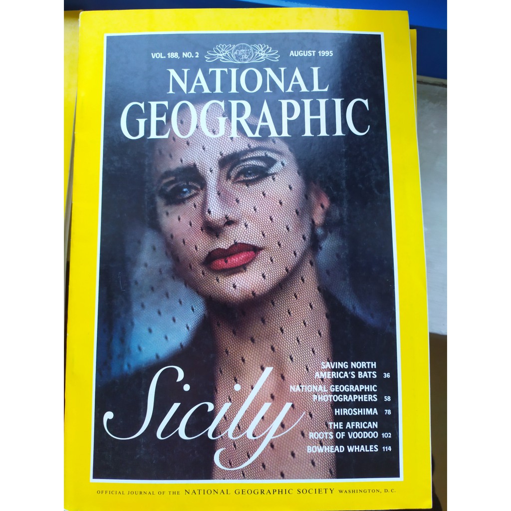 Majalah National Geographic August 1995 Bekas