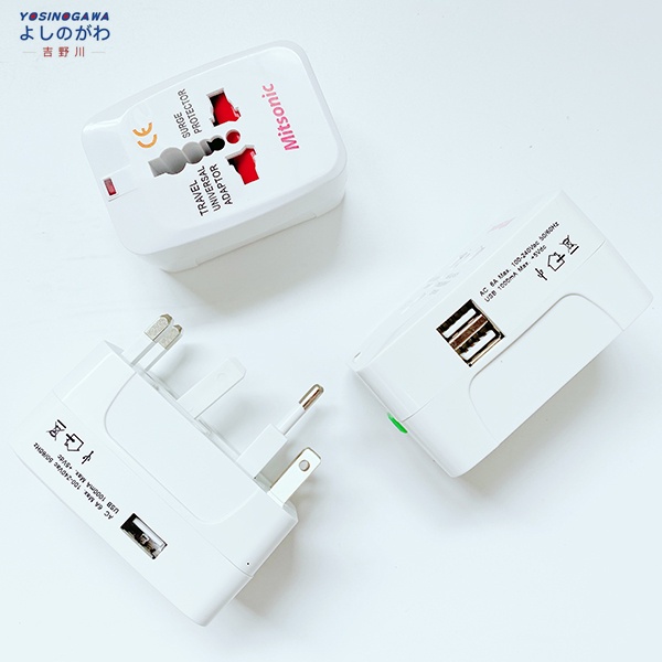 ADAPTOR TRVEL FLUG INTERNASIONAL UNIVERSAL/ Colokan Listrik All in One copper-YOSINOGAWA