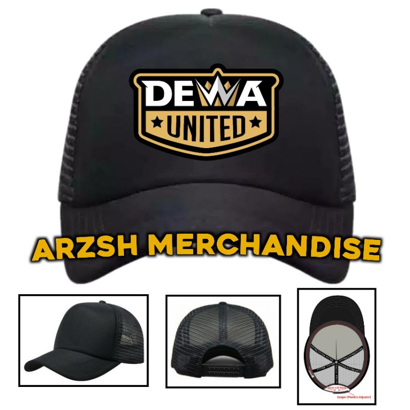 Topi Dewa United Trucker - Topi Trucker Jaring Dewa United