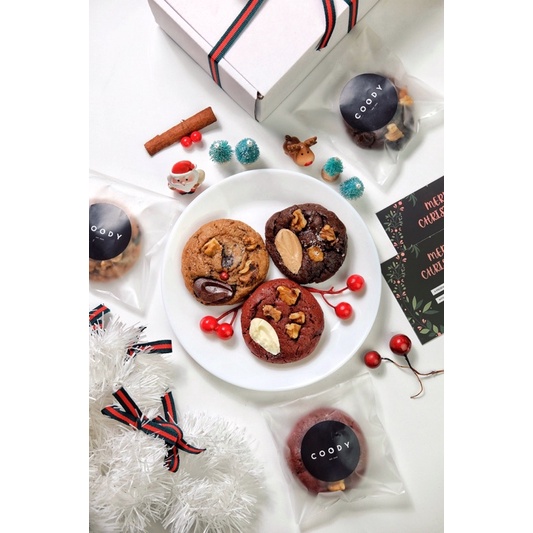 

Christmas Cookies / Christmas Hampers by COODY Cookie - Box of 5