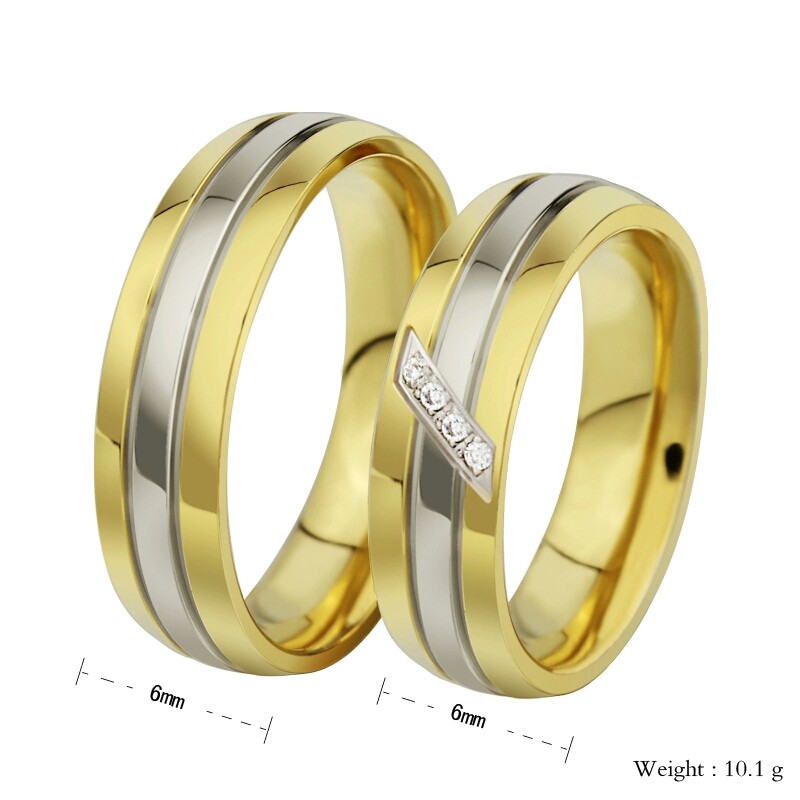 SALE / OBRAL Cincin Couple / Tunangan / Nikah / Pasangan / Titanium C016 Anti karat