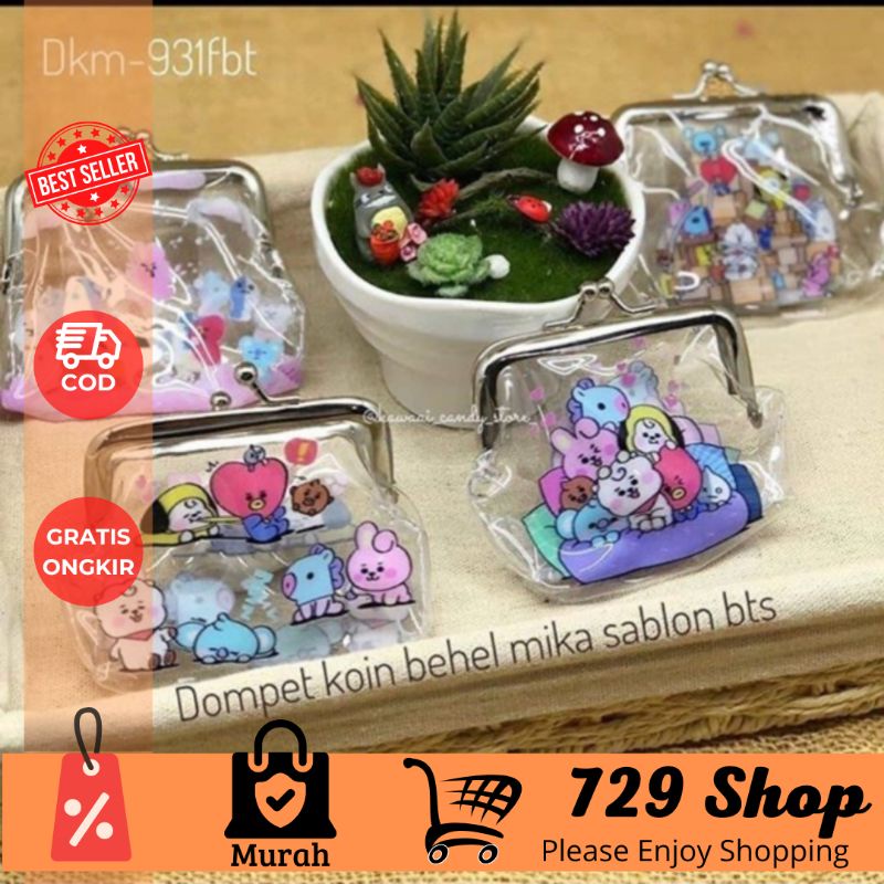 Dompet Koin BTS Korean Style Import Best Seller