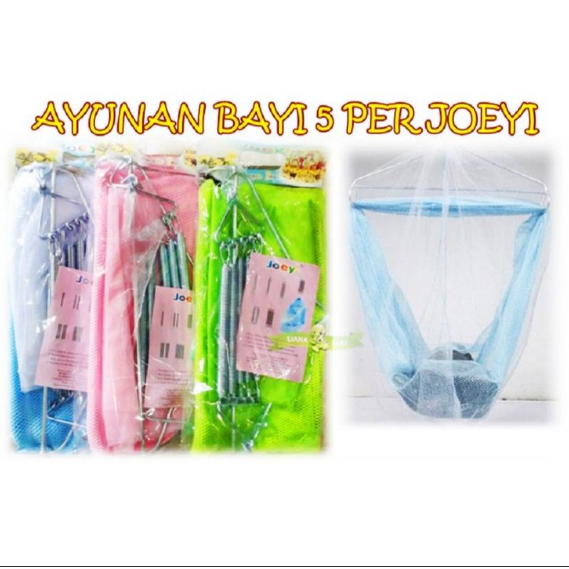 Ayunan Baby Joey Dengan 2 Per / 3 Per / 5 Per Ayunan Bayi Gantung Per