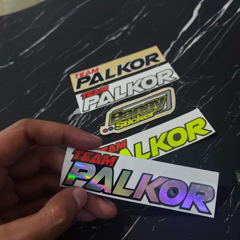 STICKER TEAM PALKOR STIKER TEAM PALKOR CUTTING