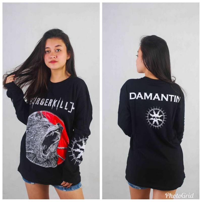 KAOS BURGERKILL METAL LENGAN PANJANG KAOS DISTRO