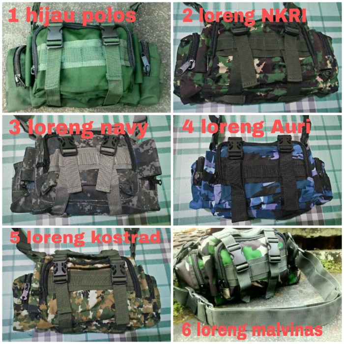 SKD           TAS SLEMPANG ARMY ATAU TAS SAMPING