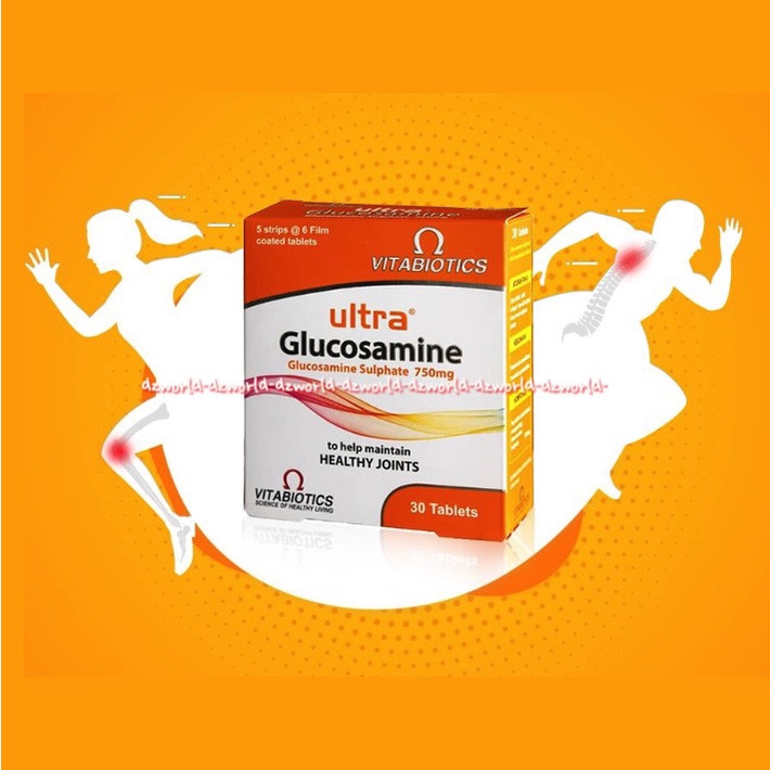 Vitabiotics Ultra Glucosamine 750mg 30tablet Suplemen Kesehatan Untuk Persendian Vita Biotics Ultra Glukosamine