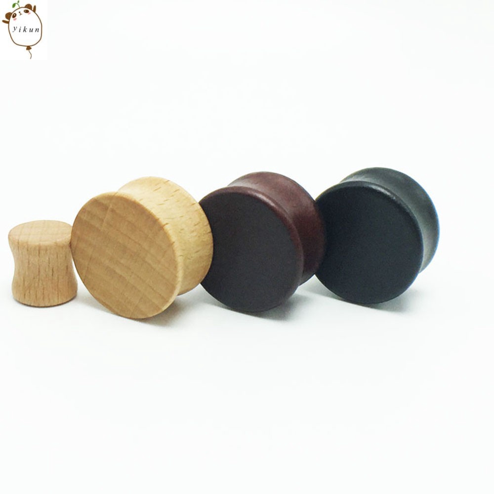 Expander Piercing Telinga Warna Hitam Coklat Ukuran 8 20mm Expander Piercing Telinga Warna Hitam Coklat Ukuran 8 20mm