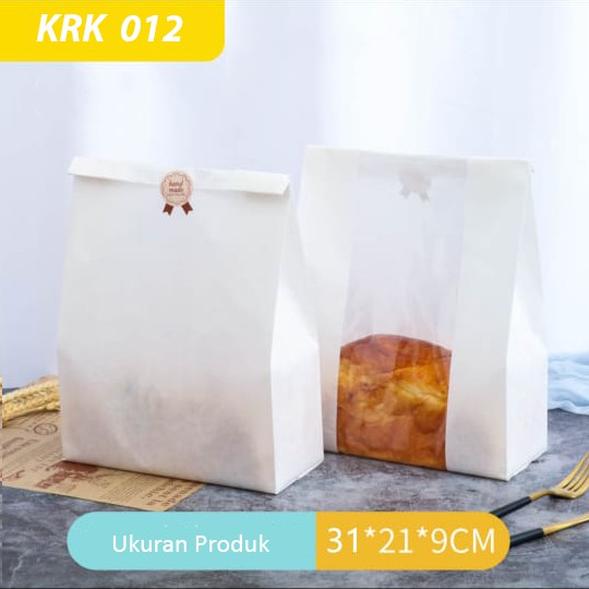 

Packaging Kertas Roti (25pc) KRK012/ Kemasan Kertas Roti/ Roti Tawar