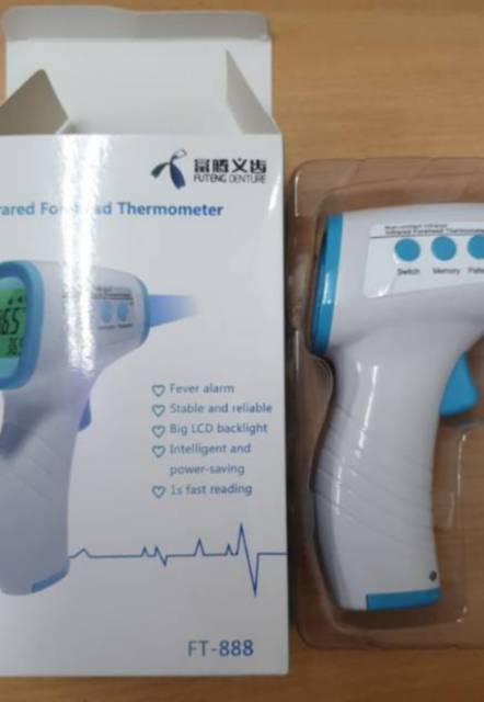 Ready stok Thermometer Infrared /Termometer Tembak Pengukur Suhu Tubuh Dewasa dan Anak