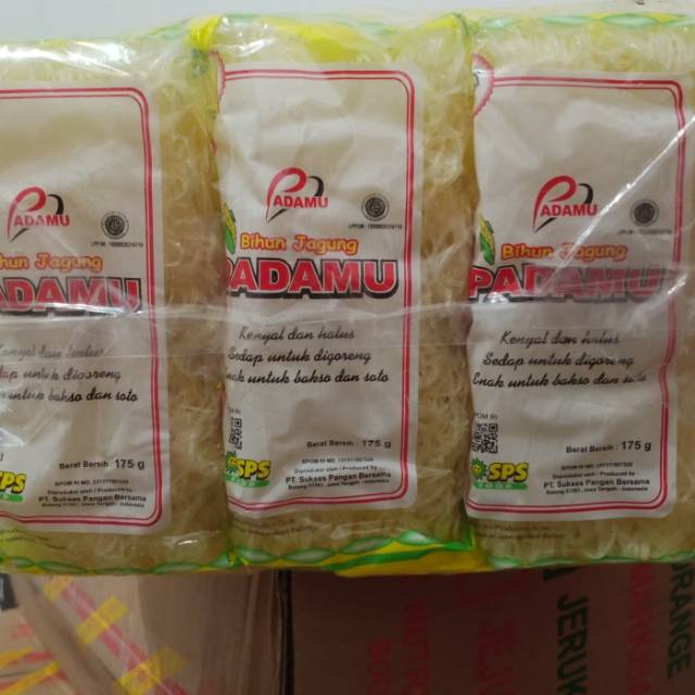 

Bihun padamu tanggung 175 gr per bal isi 24 bungkus