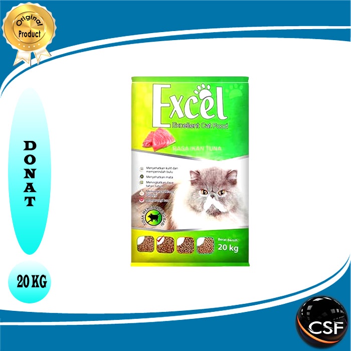 Makanan Kucing murah EXCEL 20kg ALL VARIAN (EKSPEDISI)