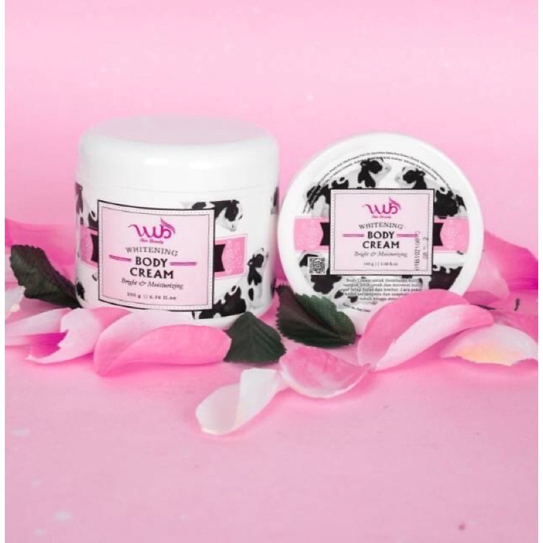 WUB Body Cream 200G/WUB SKIN BEAUTY/BLEACHING AMAN/BLEACHING PEMUTIH PERMANEN/BLEACHING