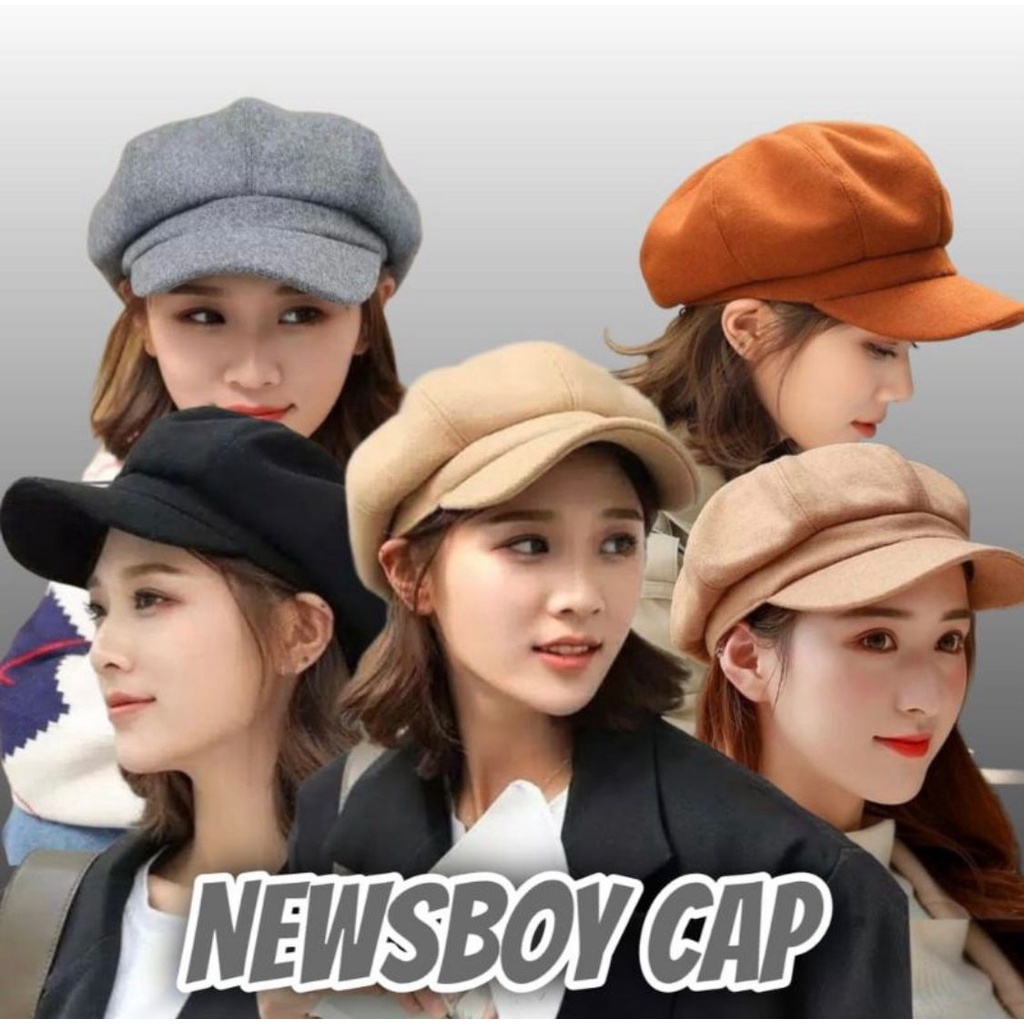 COD/ Topi Pets topi apolo News boy Topi Pelukis Bahan Fleece PREMIUM