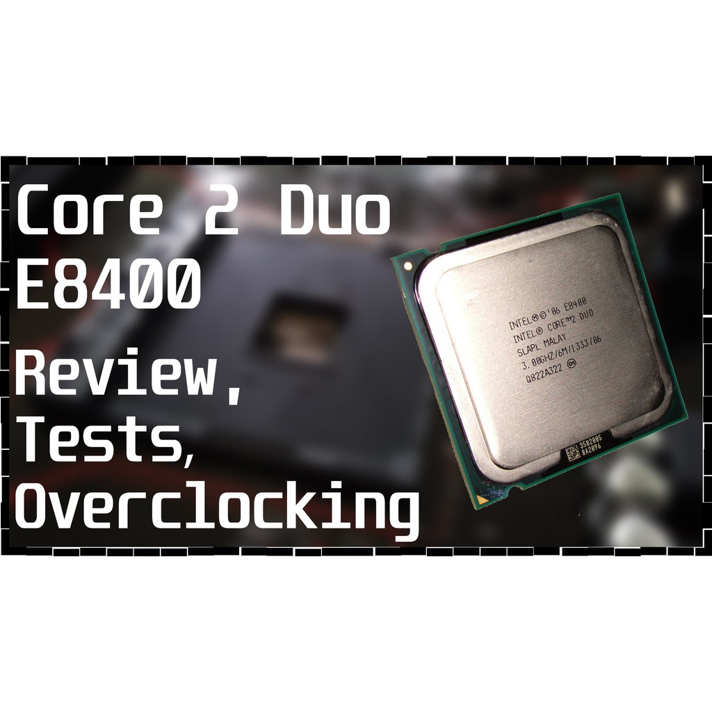 PROCESSOR INTEL CORE 2 DUO E8400 3.00 GHZ (LGA 775/6 MB/1333/45 NM)