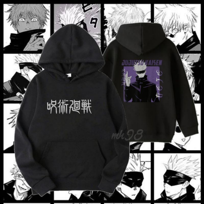 Jaket Hoodie Sweater Anak Anime Jujutsu Kaisen satoru gojo/Sweater Jujutsu Kaisen satoru gojo Anak/H