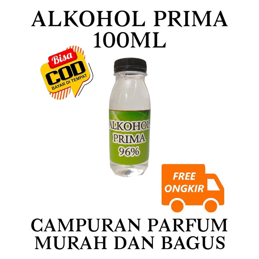 ALKOHOL PRIMA 100 ML. CAMPURAN PARFUM MURAH DAN BAGUS.