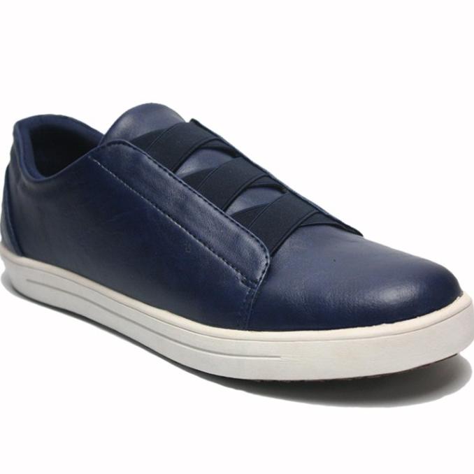 Dr. Kevin Sepatu Kasual Pria Men Casual Shoes 851-027 - Hitam dan Navy