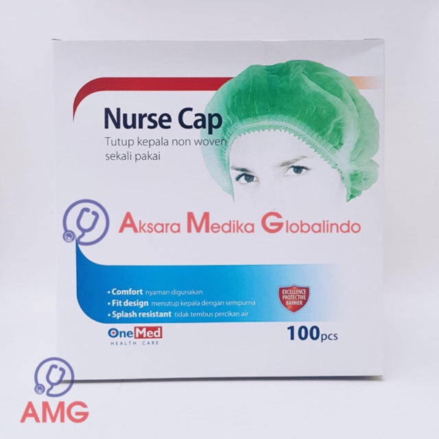 NURSE CAP TUTUP KEPALA ONEMED NURSE CAP HAIR NET