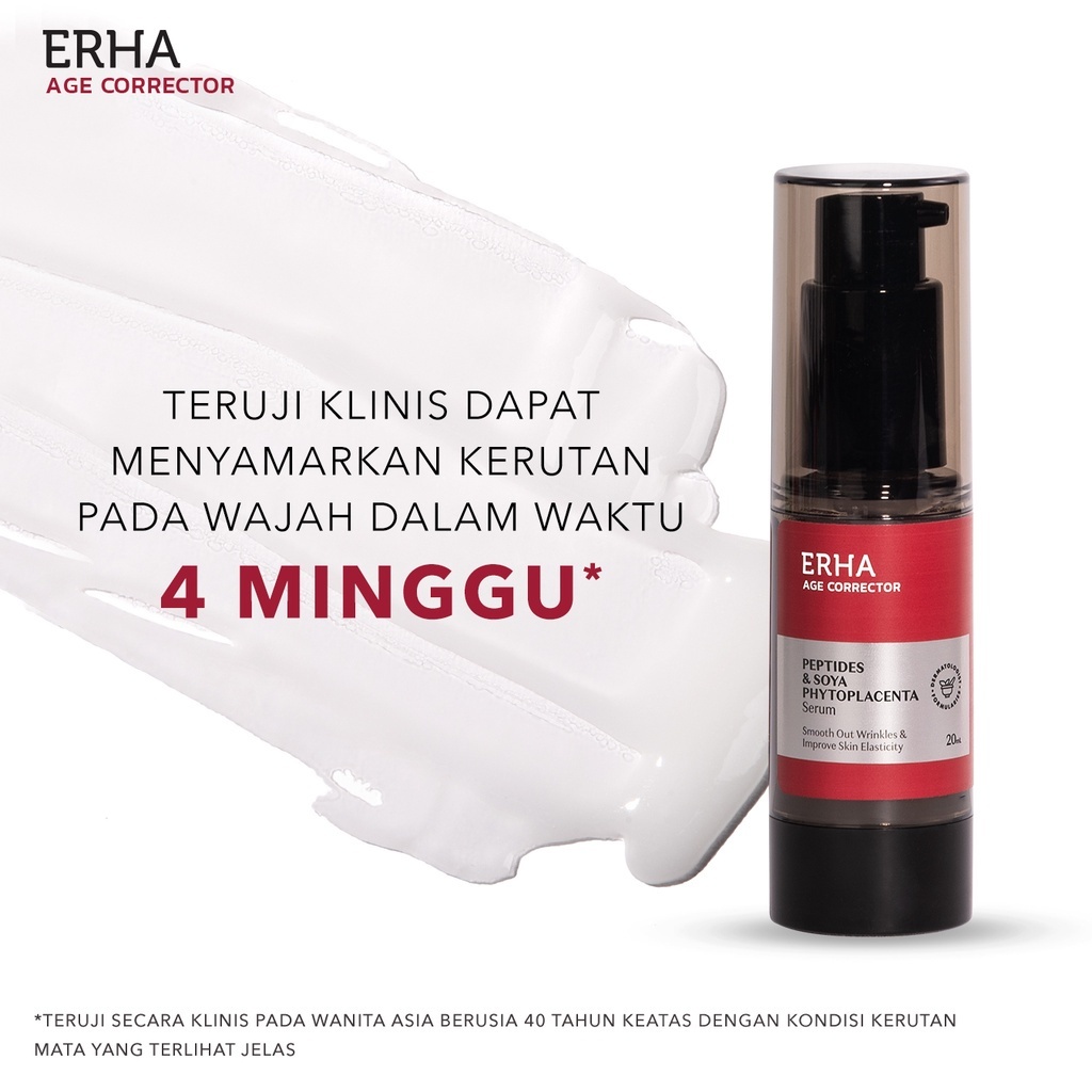 ERHA Age Corrector Serum + Nightcharge Booster - Paket Anti Aging Glowing Wajah