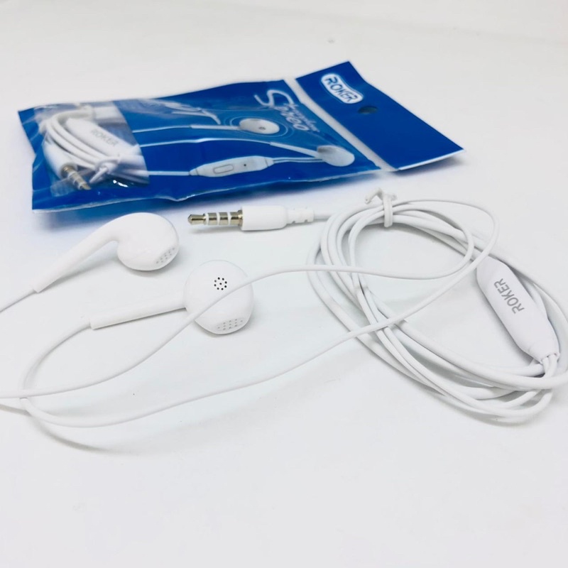 PROMO HANDSFRE ROKER HOT RK61K STEREO EARPHONE ORIGINAL BY ROKER INDONESIA