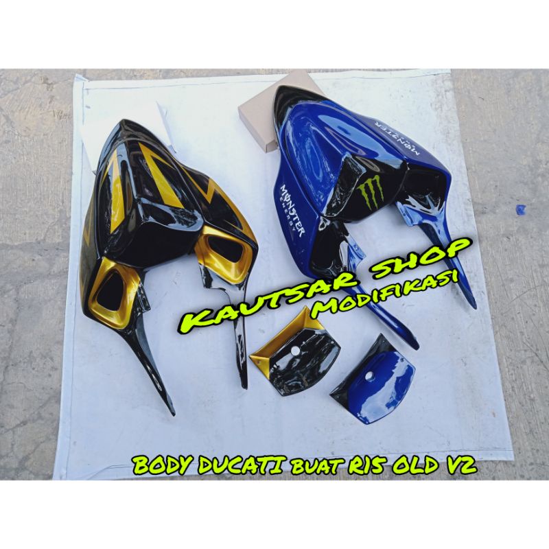 Body Ducati body r15 v2 body belakang r15 old v2 body Ducati