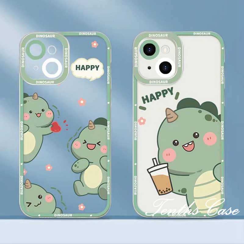 Redmi 12C 10C 10A 10 9T 9C 9A 9 Redmi Note 11 11s Pro+10s 10 9 8 7Pro Xiaomi 12mi 11 Lite 10T Mi Poco M3 M4 F3 X3 Pro Casing Handphone Couple Dinosaurus Soft Cover