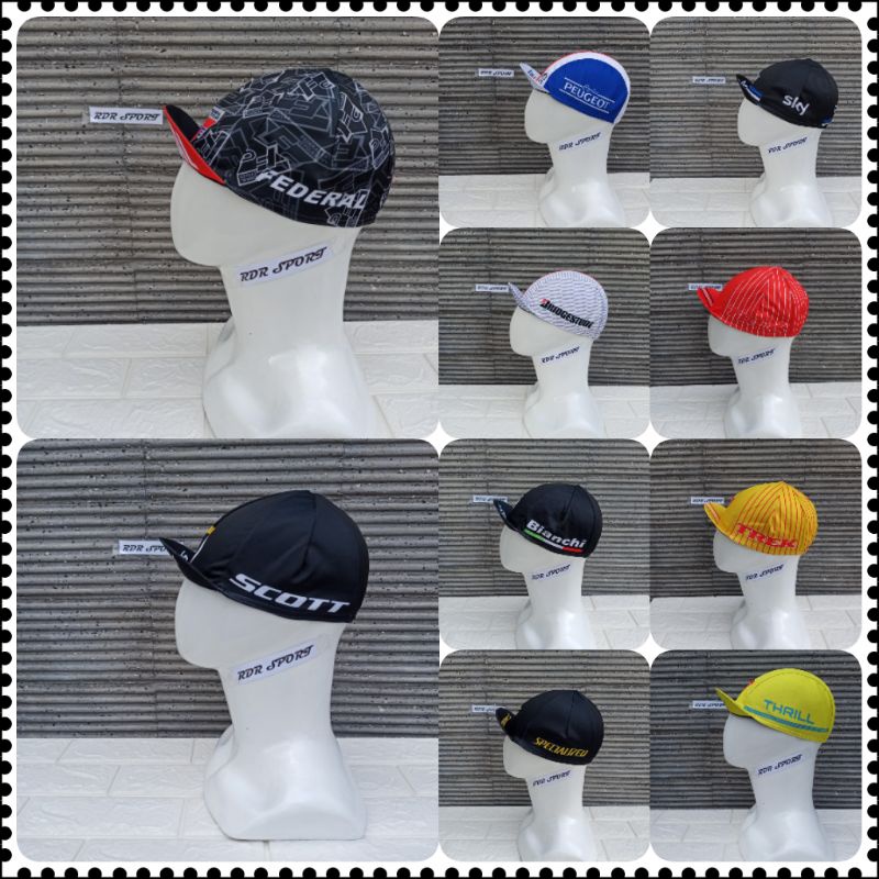 Topi Sepeda Federal , Bianchi , Peugeot , Scott , Trek , Specialized , Sky , Thrill