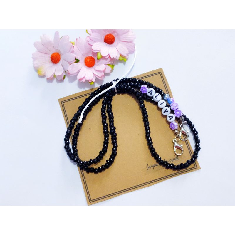 strap mask/gantungan masker nama/tali masker