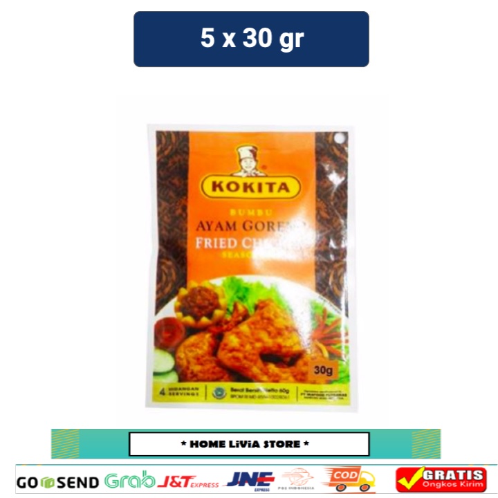 

Kokita Bumbu Ayam Goreng 5 x 30 gr