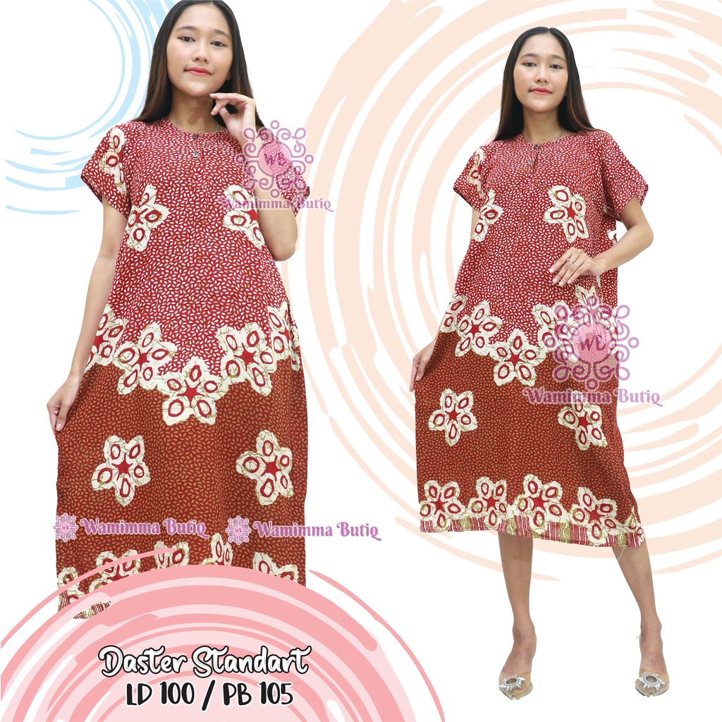 Daster Batik Murah Baju Tidur Batik Murah Adem Nyaman Daster Batik Pekalongan Daster Yukensi-Syk-MH